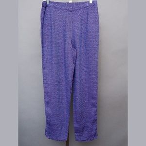 Flax Pants - Flax linen pants S purple blue breathable NWOT Flax Pants - Flax linen pants S purple blue breathable NWOT